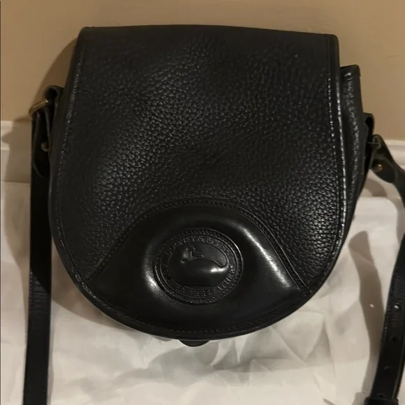 Black Leather Crossbody Bag - Picture 2 of 5